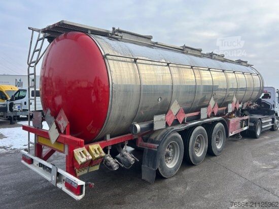 Tanktrailer FELDBINDER TANKAUFLIEGER, 33.000L, 4 KAMMERN