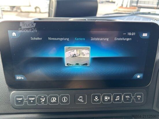 Üç taraflı damperli kamyon MERCEDES-BENZ AROCS 2846, 6X4/2 KIPPER, HMF 2320K-K5 KRAN,  LENK-LIFTACHSE, EURO 6