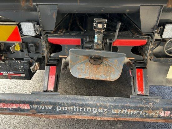 Üç taraflı damperli kamyon MERCEDES-BENZ AROCS 2846, 6X4/2 KIPPER, HMF 2320K-K5 KRAN,  LENK-LIFTACHSE, EURO 6