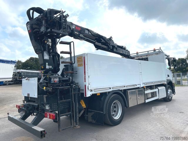 Truck mounted crane MERCEDES-BENZ 1835 Antos / 6m Pritsche / HIAB 144 DLS-3 Pro