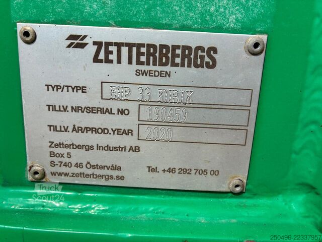Lasteboks Zetterbergs EHP 33 KUBIK GARBAGE COMPACTOR