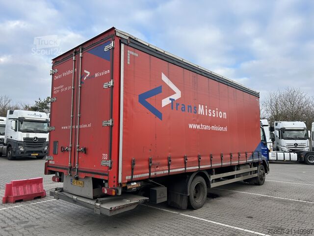 Curtain sided DAF LF 210 FA / Motor + Gearbox Problem / Oil Leak ...