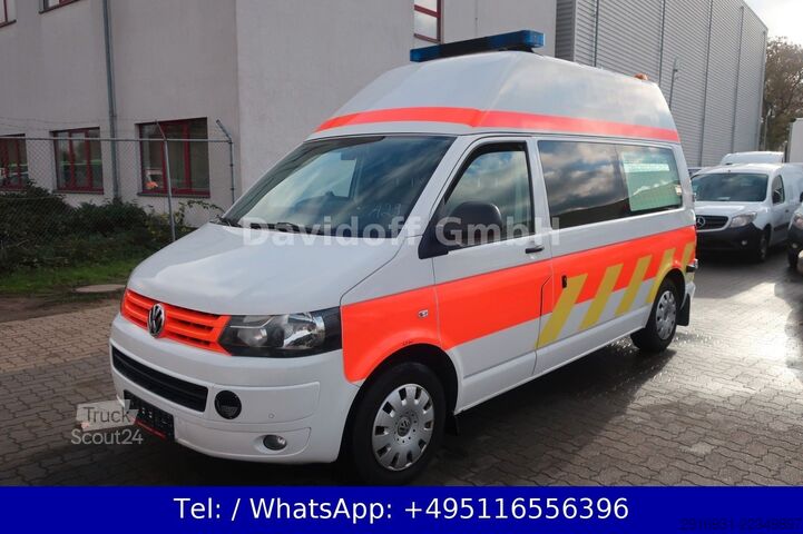 Пожарна кола VOLKSWAGEN T5 Transporter Hochdach lang/KTW/Klima/FN: A29
