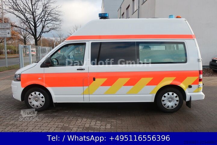 Пожарна кола VOLKSWAGEN T5 Transporter Hochdach lang/KTW/Klima/FN: A29