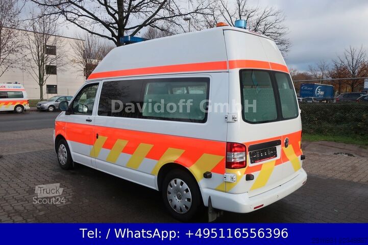 Пожарна кола VOLKSWAGEN T5 Transporter Hochdach lang/KTW/Klima/FN: A29
