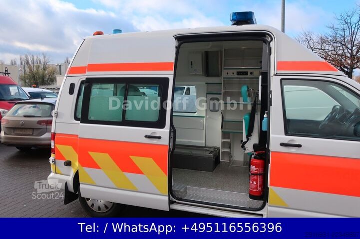 Пожарна кола VOLKSWAGEN T5 Transporter Hochdach lang/KTW/Klima/FN: A29