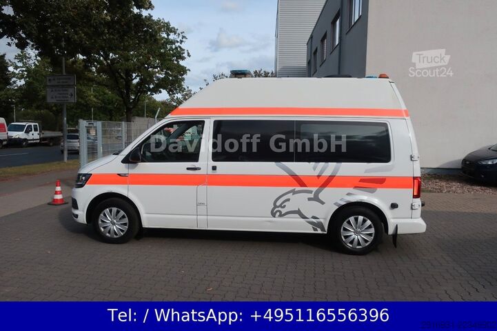 Gaisrinė mašina VOLKSWAGEN T6 KTW Hochdach lang 1.Hand SHZ / PDC :A93