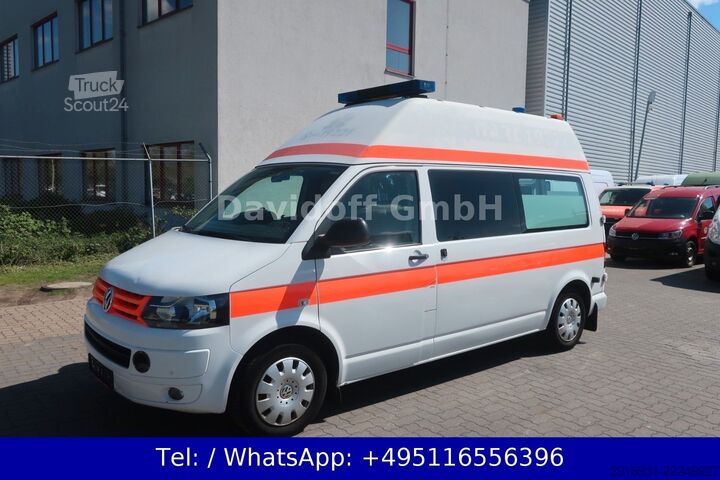 Feuerwehrfahrzeug VOLKSWAGEN T5 Transporter Hochdach lang/KTW/Klima/Nr. 283