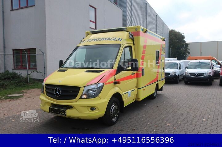 Gaisrinė mašina MERCEDES-BENZ Sprinter RTW 519CDI 1.Hand/ Navi / Fzg Nr: A79