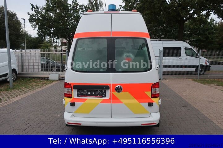 Brandbil VOLKSWAGEN T5 Transporter Hochdach lang/KTW/Automatik/FNA35