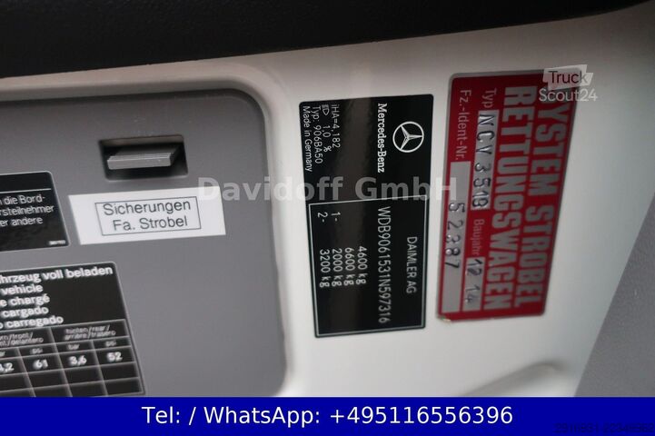 Feuerwehrfahrzeug MERCEDES-BENZ Sprinter II 519 CDI / RTW / Klima / Automatik
