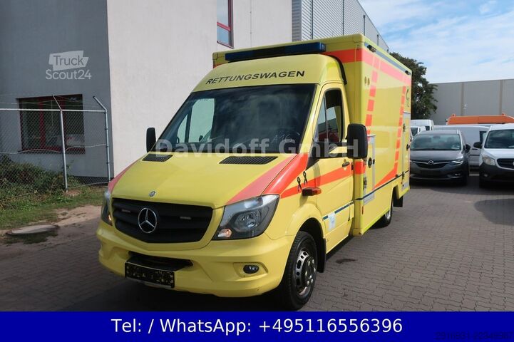 Gaisrinė mašina MERCEDES-BENZ Sprinter 519 CDI RTW / 1. Hand /SHZ / Fzg Nr:A16