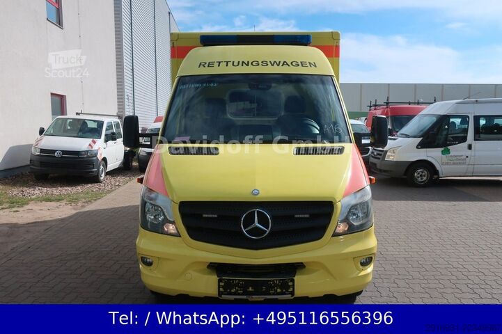 Gaisrinė mašina MERCEDES-BENZ Sprinter 519 CDI RTW / 1. Hand /SHZ / Fzg Nr:A16