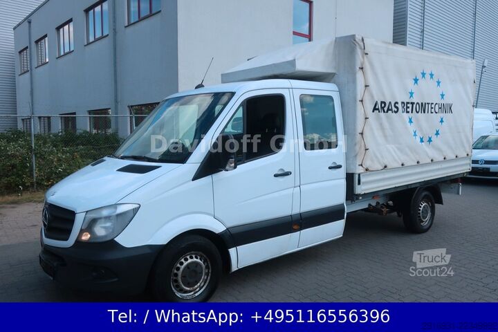 Transporter mit Pritsche & Plane MERCEDES-BENZ Nr.190 Sprinter Pritsche DoKa Plane 319 CDI /SHZ