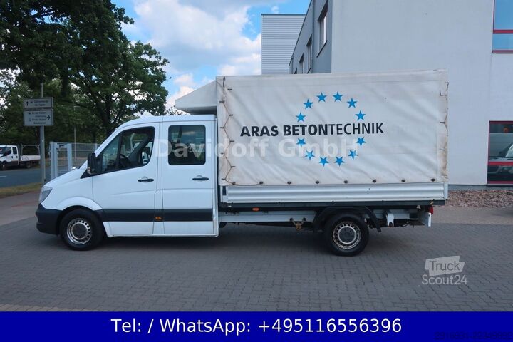 Transporter mit Pritsche & Plane MERCEDES-BENZ Nr.190 Sprinter Pritsche DoKa Plane 319 CDI /SHZ