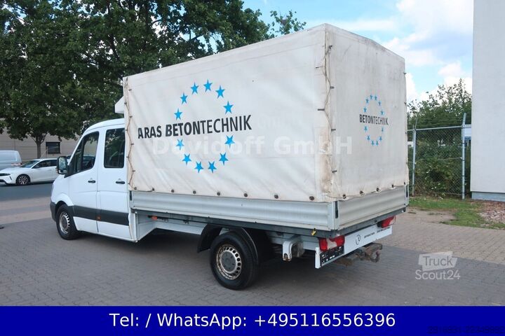 Transporter mit Pritsche & Plane MERCEDES-BENZ Nr.190 Sprinter Pritsche DoKa Plane 319 CDI /SHZ