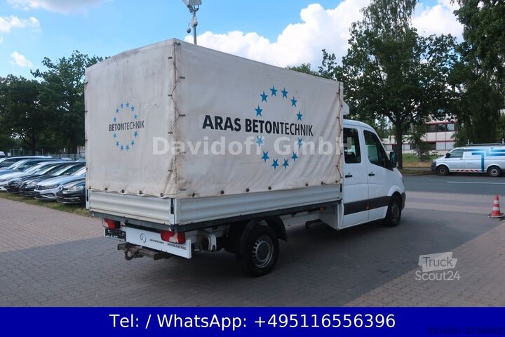 Transporter mit Pritsche & Plane MERCEDES-BENZ Nr.190 Sprinter Pritsche DoKa Plane 319 CDI /SHZ