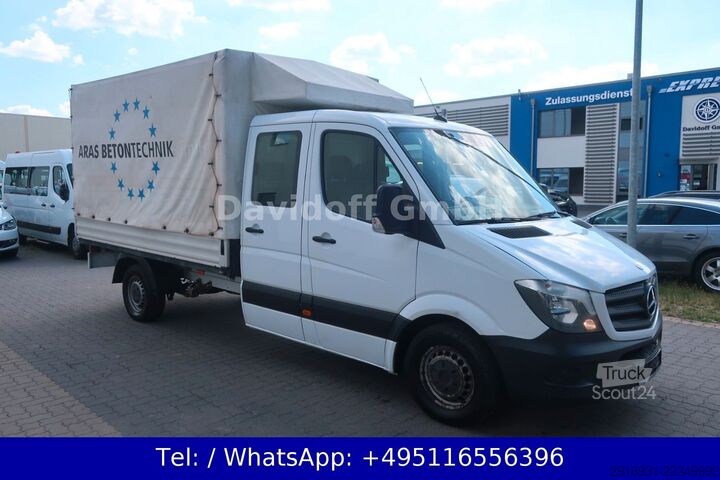 Transporter mit Pritsche & Plane MERCEDES-BENZ Nr.190 Sprinter Pritsche DoKa Plane 319 CDI /SHZ