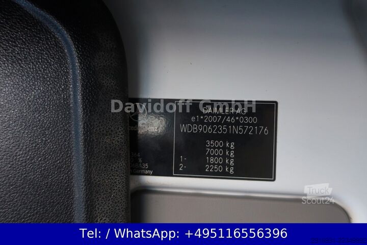Transporter mit Pritsche & Plane MERCEDES-BENZ Nr.190 Sprinter Pritsche DoKa Plane 319 CDI /SHZ