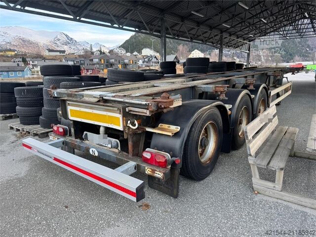 Container transport Van Hool container semi-trailer