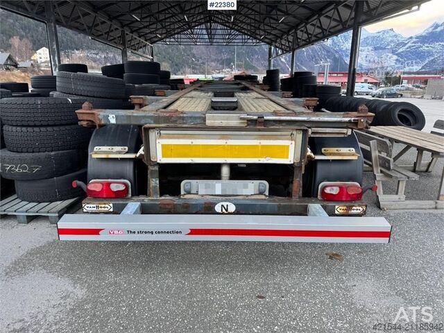 Container transport Van Hool container semi-trailer