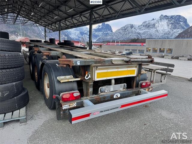 Container transport Van Hool container semi-trailer