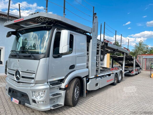 Tovornjak za prevoz avtomobilov MERCEDES-BENZ Actros 2446 Kässbohrer Metago Pro Intago TT