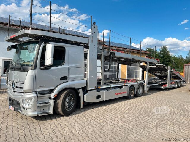 Tovornjak za prevoz avtomobilov MERCEDES-BENZ Actros 2446 Kässbohrer Metago Pro Intago TT