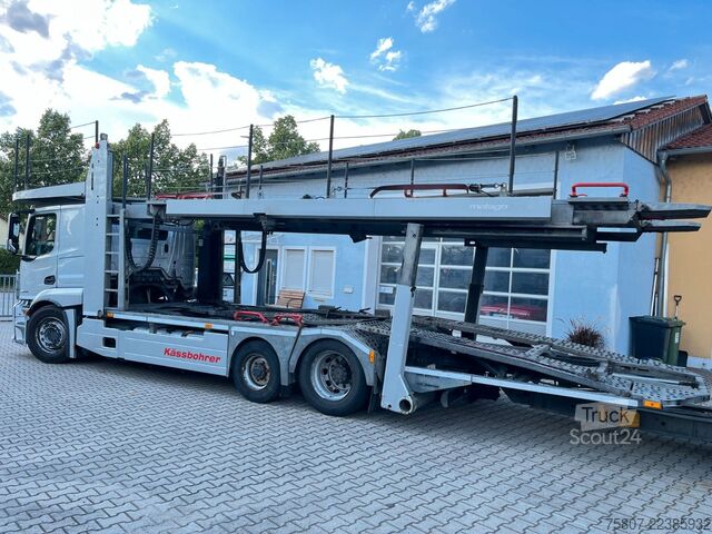 Tovornjak za prevoz avtomobilov MERCEDES-BENZ Actros 2446 Kässbohrer Metago Pro Intago TT
