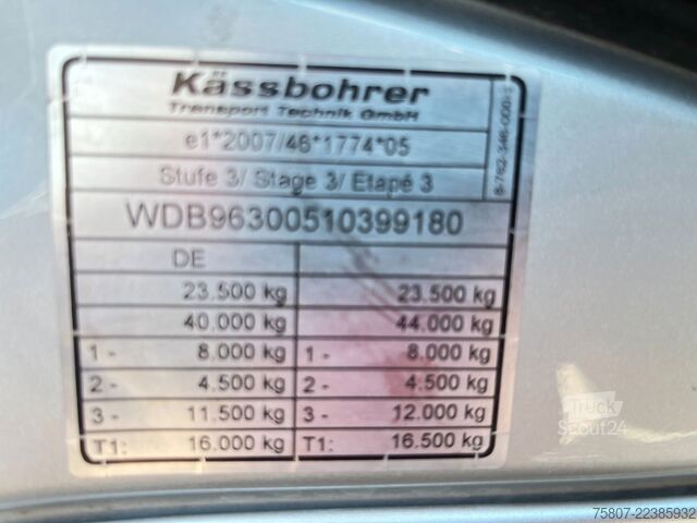 Tovornjak za prevoz avtomobilov MERCEDES-BENZ Actros 2446 Kässbohrer Metago Pro Intago TT