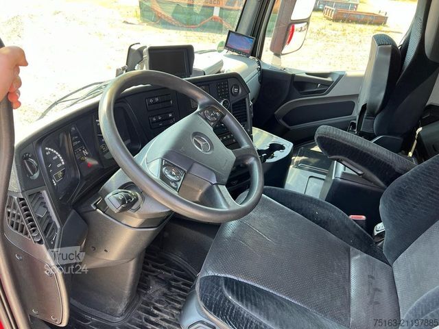 Plattewagen met zeil MERCEDES-BENZ Antos 2540 L 6x2 Pritsche LBW