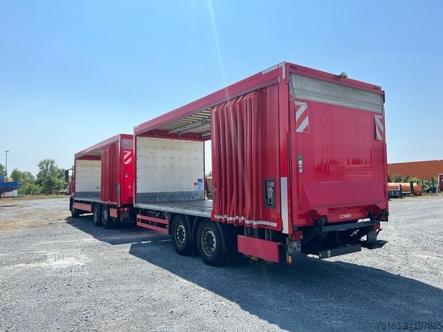 Plattewagen met zeil MERCEDES-BENZ Antos 2540 L 6x2 Pritsche LBW