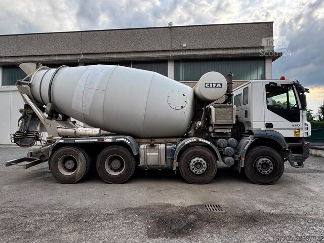 Betono maišyklės sunkvežimis Iveco Trakker 450