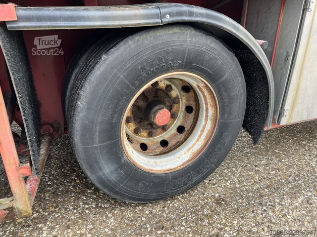 Platform aanhanger Nooteboom OVB-90-05 / 5 axle 12 Ton Hydraulic / BPW Drum ...