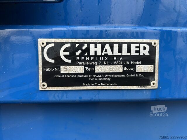 Veículo de recolha de resíduos Scania P 280 / Haller X2C MEKAV 20 m3 / Garbage Truck ...