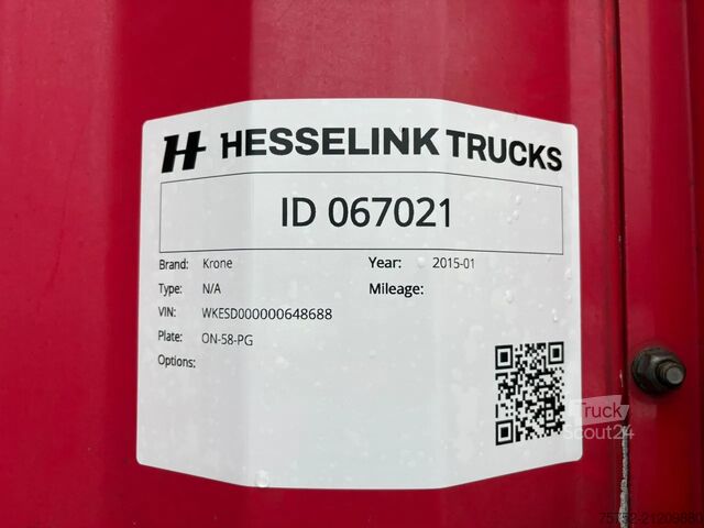 Sliding tarpaulins Krone Coil Trailer AS 1 & 3 Liftas Schuifzeilen/Schui...