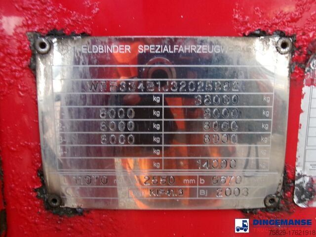 Silos Feldbinder Powder tank alu 41 m3 (tipping)