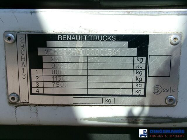 Tankvogn Renault Premium 310 6x2 fuel tank 19 m3 / 5 comp ADR 25...