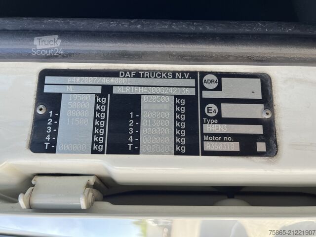 Standard tractor DAF XF 480 FT SSC / 841 dkm / New Tacho / 2 Tanks /...