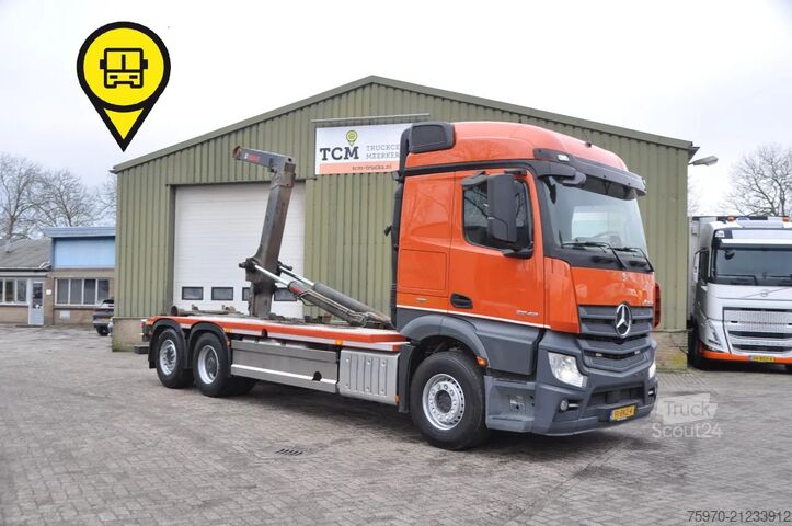 Haakarmsysteem Mercedes-Benz Actros 2548 6X2 + HIAB HAAKARM 21T