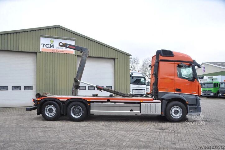 Haakarmsysteem Mercedes-Benz Actros 2548 6X2 + HIAB HAAKARM 21T