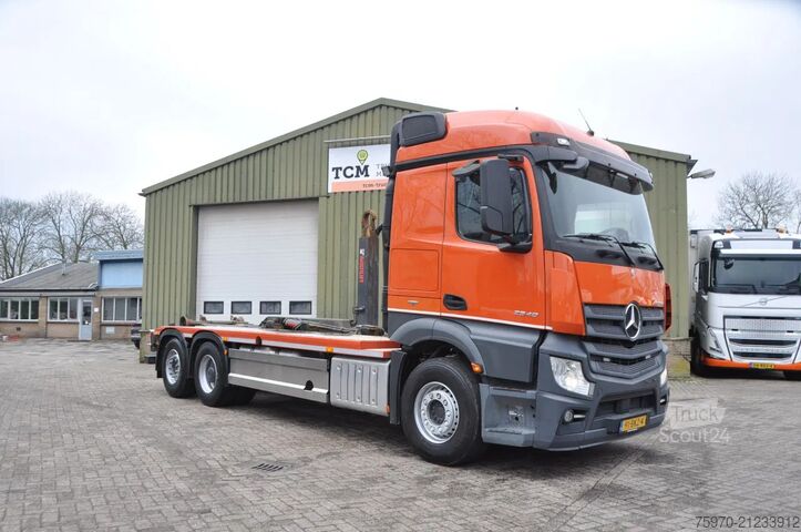Haakarmsysteem Mercedes-Benz Actros 2548 6X2 + HIAB HAAKARM 21T