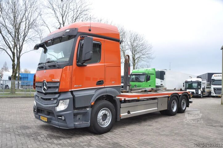 Haakarmsysteem Mercedes-Benz Actros 2548 6X2 + HIAB HAAKARM 21T