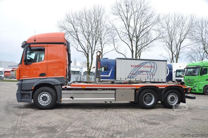 Haakarmsysteem Mercedes-Benz Actros 2548 6X2 + HIAB HAAKARM 21T