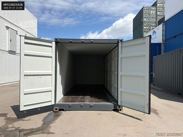 Jūras konteiners  20' Open Side Container RAL7016