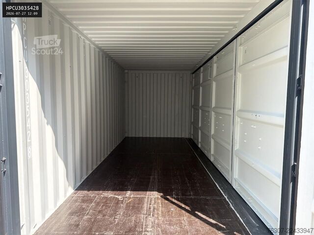 Jūras konteiners  20' Open Side Container RAL7016