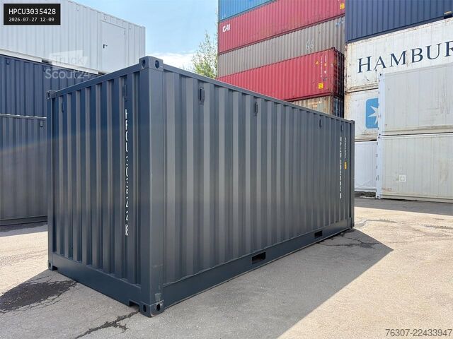 Jūras konteiners  20' Open Side Container RAL7016