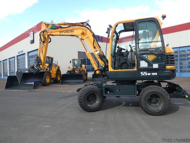 Мобильный экскаватор Hyundai R 55W-9A Stage V MP - Bamberg