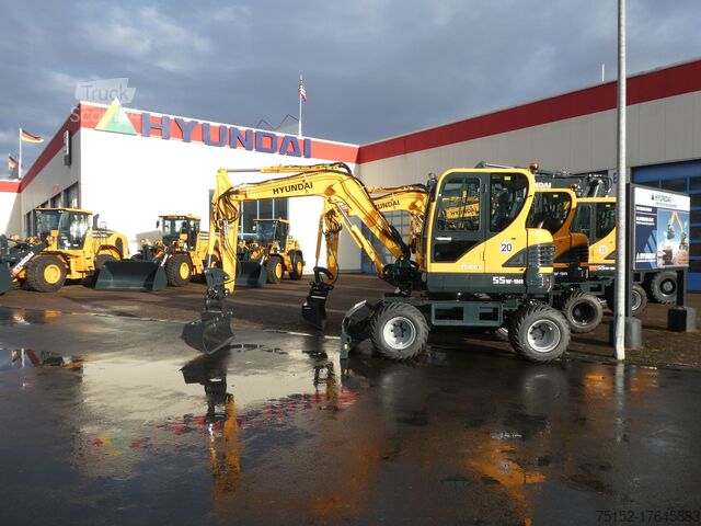 Мобильный экскаватор Hyundai R 55W-9A Stage V MP - Bamberg