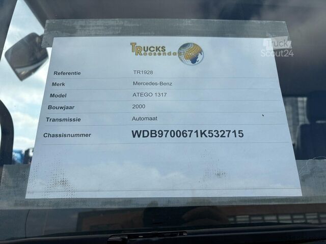 Kosz roboczy Mercedes-Benz ATEGO 1317 + DOLL HOOGWERKER 10 meter + 3236 KM...